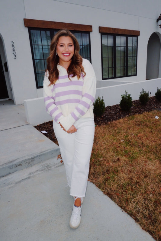 lunden sweater - lavender