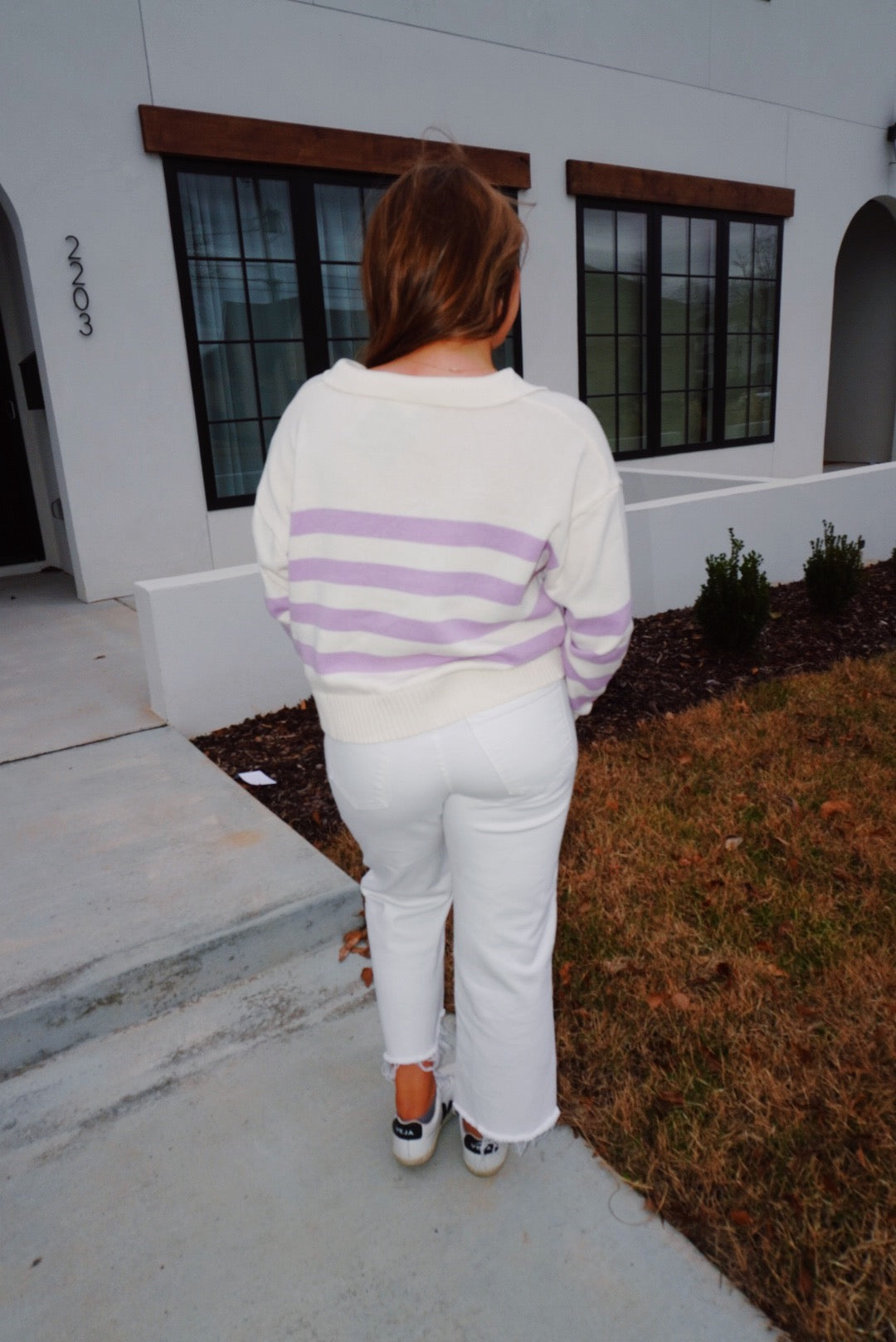 lunden sweater - lavender