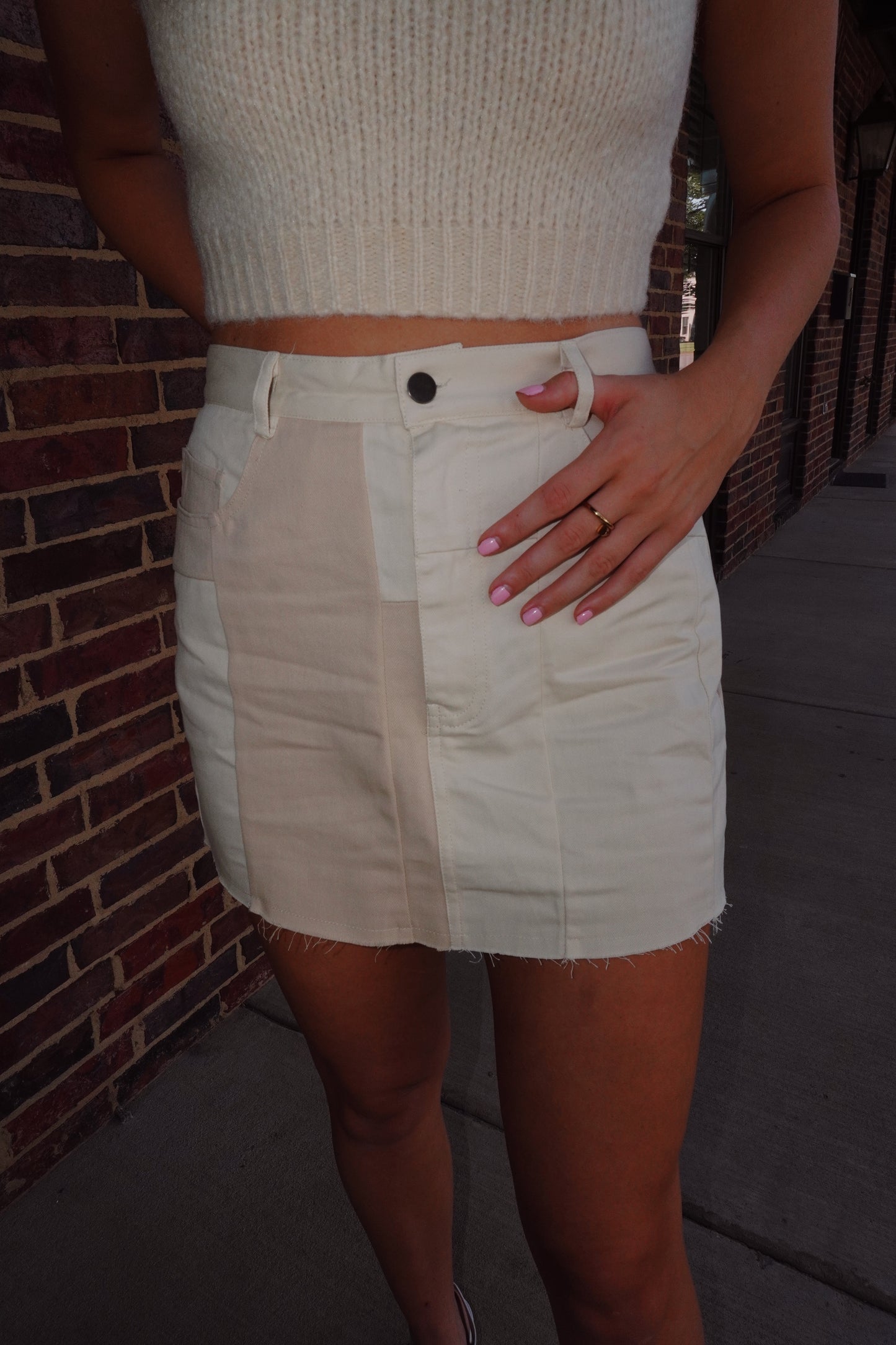 ollie patch skirt