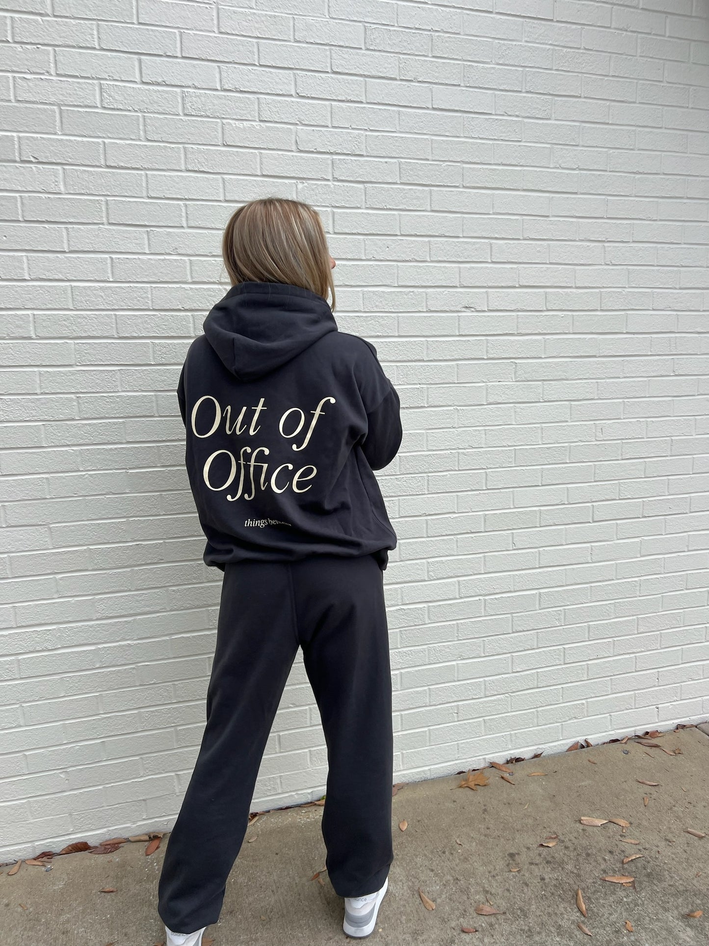 out of office hoodie set