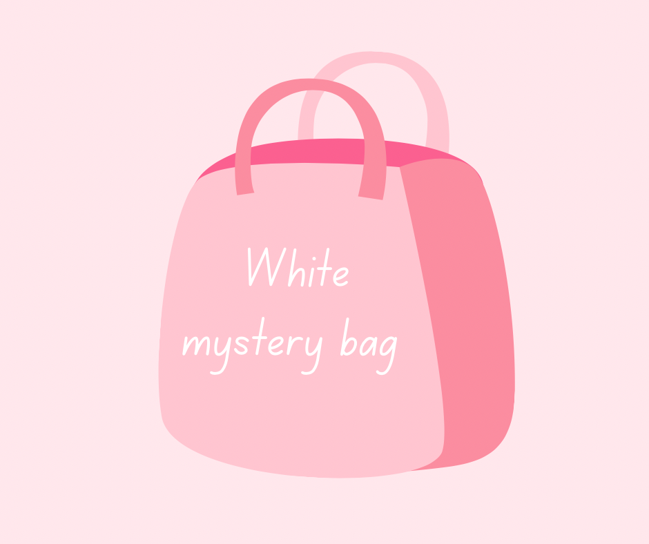 WHITE mystery bag