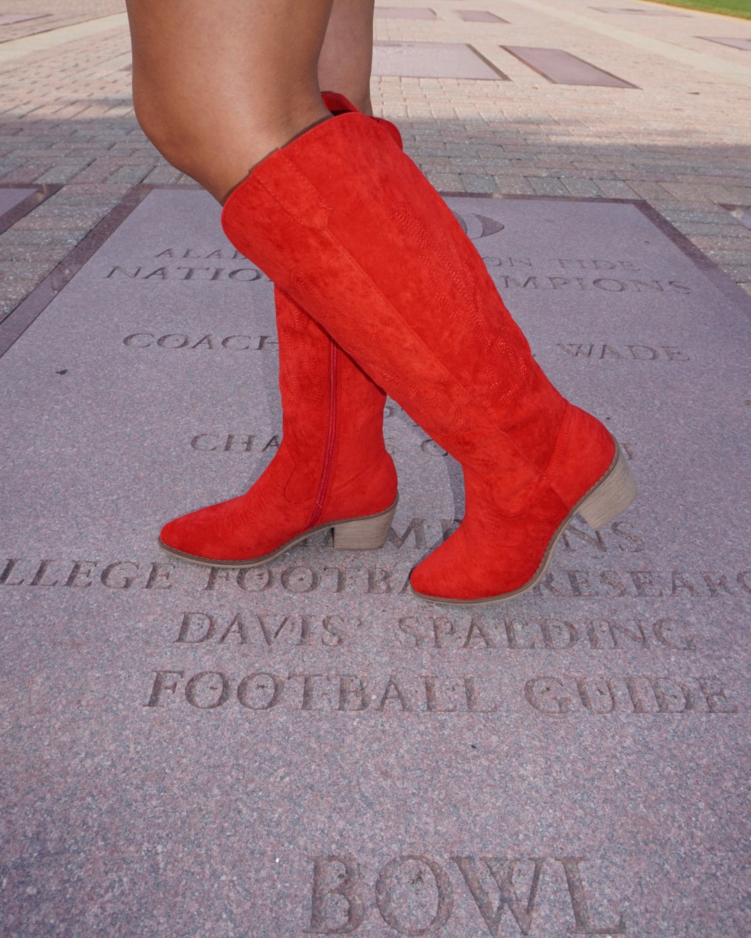 red cowgirl boots